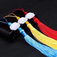 (Combo 100 tặng 2 dây) Dây tua rua, dây kết đồng tâm , dây thắt nút trang trí xe, decor...