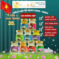 Combo 100 Tặng 5 Hủ Yến Chưng Sẵn, Yến Sào Nha Trang, 35% Yến, 70ml, giá sỉ siêu tốt
