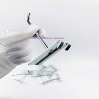 Combo 100 Tay cài lưới sắt mạ kẽm, móc treo đồ siêu thị, móc treo phụ kiện điện thoại, tay cài treo đồ gia dụng