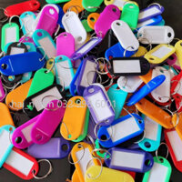 Combo 100 thẻ chìa khóa ghi nhớ móc chìa khóa móc khóa SQ-3308 key tag Thẻ đánh dấu vali hành lý name tag hainh1
