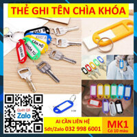 Combo 100 thẻ chìa khóa MK1 đánh dấu phòng Móc chìa khóa căn hộ Móc khóa thẻ tên name tag thẻ tên valy aolik1