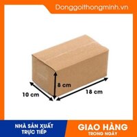 COMBO 100 thùng carton 18*10*8cm 3 lớp sóng B