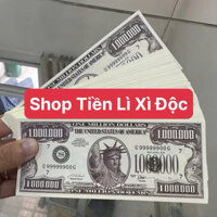 Combo 100 Tờ Tiền 1 Triệu Đô Lưu Niệm, Núi Rush More 4 Tổng Thống Mỹ