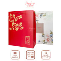 Combo 100 túi VIP đựng quà Tết, túi chúc mừng năm mới ivory loại dày cỡ đại 35x45x15cm
