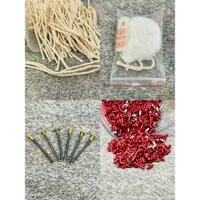 Combo 100 viên đá + 10 sợi tim + 2 túi bông + 5 lò xo cứng cáp Giá rẻ dùng cho Zippo, Phụ kiện Zippo chính hãng cao cấp