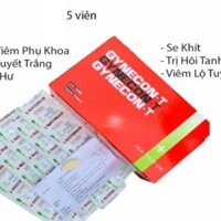 (Combo 100 Viên) Đặt Se Khít Vùng Kín Gynecon Thái lan