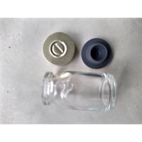 Combo 100 vỏ chai lọ đựng thuốc tiêm gà đá 5ml gồm lọ nắp và nút cao su