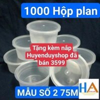 Combo 1000 hộp đựng bánh Plan kèm nắp đậy