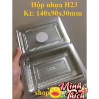 COMBO 1000 KHAY NHỰA H23 đựng đồ ăn vặt nem chua, sushi, bánh…