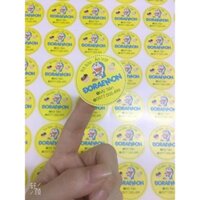 Combo 1.000c tem nhãn logo , shop in và thiết kế miễn phí theo yêu cầu