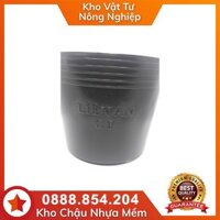 Combo 100c chậu nhựa mềm màu đen ươm cây C9 ( KT 21 x17)