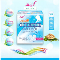 [combo 10goi tặng 1 gói băng hàng ngày dạ lan] băng vệ sinh dạ Lan thảo mộc the mát có cánh mới