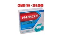 Combo 10hộp hapacol sủi 500mg dhg (h/16v)