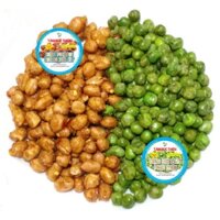 Combo 10Hộp255G Đậu phộng Rang Tỏi Ớt/10 hộp 225G Đậu Hà Lan Sấy Phô Mai Thương hiệu Tâm Đức Thiện