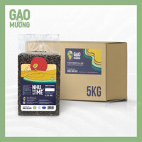 Combo 10KG gạo lứt đen Nhu Mễ đóng gói hút chân không giàu omega và chất chống oxy hóa