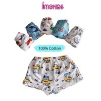 Combo 11 quần chip đùi bé trai Lei Lei 8-23kg quần lót đùi trẻ em chất thun cotton xuất Hàn cao cấp mềm mại thoáng mát
