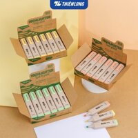 Combo 12 bút dạ quang màu pastel - Eco Style Highlighter Thiên Long HL-015/ECO - Không mất nét khi photocopy