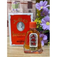 [combo 12 chai] Dầu Gió Đỏ Ông Già Thái Lan Siang Pure Oil  3cc