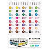 COMBO 12 CHAI MÀU GEL THỰC PHẨM (ĐƯỢC CHỌN MÀU) -UNICORN