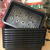 Combo 12 Chậu nhựa trồng rau sạch thông minh | Khay trồng rau thế hệ mới