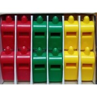 COMBO 12 CHIẾC CÒI TRỌNG TÀI _ CÒI NHỰA_CÓ HẠT_ PHỤ KIỆN BÓNG ĐÁ BÓNG RỔ BÓNG CHUYỀN