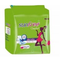 Combo 12 gói băng vệ sinh Sunfree có cánh (gói 8 miếng)