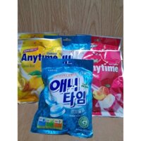 [Combo 12 gói] Kẹo Anytime Lotte Không đường vị bạc hà/chanh/đào