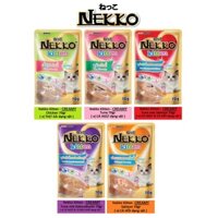 COMBO 12 GÓI _ Nekko kitten CREAMY mix vị ( Pate dạng nhuyễn Nekko cho mèo con dưới 12 tháng )