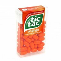 Combo 12 hộp kẹo TicTac vị cam 14,5g