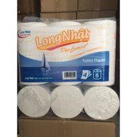 COMBO 12 LỐC GIẤY 6 CUỘN KHÔNG LÕI LONG NHẬT GIẤY LỤA 4 LỚP TẶNG 60 CÁI KHẨU TRANG Y