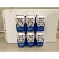 Combo 12 lon bia Blanc 330ml