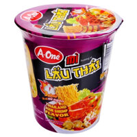 Combo 12 ly ( mỗi ly 65g) mì lẩu thái chua cay A-One