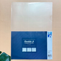 Combo 120 File lá, túi đựng tài liệu, file hở góc bìa lá khổ A4 Cao Cấp Double A