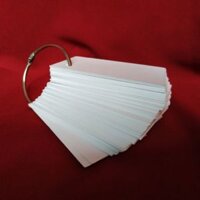 Combo 1200 Flashcard dập lỗ + 10 khoen