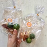 Combo 12bich banh trang me&muoi tac chuyên sỉ lẻ các loại bánh tráng me, muoi tac, và muối T