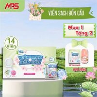 Combo 14 Viên Sạch Bồn Cầu Super Clean - Tặng Thêm 10 Viên Sạch Bồn Cầu Super Clean và Lọ Tỏa Hương