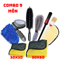 [COMBO 140k] Combo 9 Dụng Cụ Rửa xe Và Chăm Sóc Xe Máy Ô Tô Tại Nhà cây rửa xe ô tô