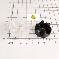 Combo 15 bộ bánh răng máy sinh tố BRST8 trục 5/5mm 6 răng nhựa trong