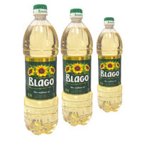 Combo 15 chai dầu hướng dương Nga Blago 1 lít date 10/2024