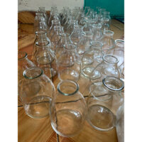 Combo 15 chai/lọ/bình thuỷ tinh 650ml (tặng thêm 1 chai) chuyên nuôi cá betta, cắm hoa, decor,…