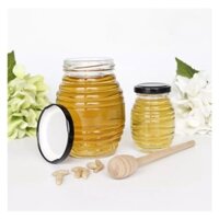 Combo 15 hũ thủy tinh con ong 200ml ( nắp màu ngẫu nhiên ) - Hủ đựng thực phẩm