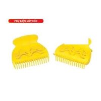combo 15 Kẹp cách nhiệt màu vàng chịu nhiệt độ cao dùng trong uốn tóc nóng settings nhựa dẽo siêu bền chất lượng