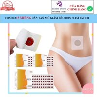 Combo 15 Miếng Dán Giảm Cân Rốn Slim Patch Giảm Béo Tiêu Mỡ Giảm Cân Nhanh - Mẫu mới