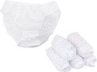 Combo 15 Quần Lót Giấy Trắng Chấm Bi Đáy 2 Lớp Loại Dày Miễn Giặt - XL