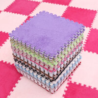 [Combo 15] Thảm Trải Sàn Lông Xốp Ghép 30x30x1cm - Thảm Xốp Ghép Phủ Lông Không Rụng Lông