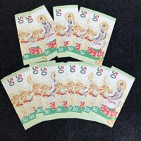 Combo 15 Tờ Tiền Quan Âm + Thuận Buồm Xuôi Gió(Mặt Sau) Số Seri Đẹp Vip Như Hình