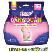combo 16 gói Băng đêm dạng quần diana S-M / M - L ( 2 miếng / gói )