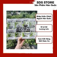 Combo 16 Gói Rong Biển Lá Kim Tẩm Dầu Oliu Hàn Quốc 해송)올리브김 5g*16