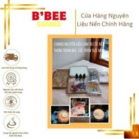 Combo 16: Nguyên liệu làm 30 cốc nến thơm B'Bee,  cốc tròn nhỏ size mini 15ml