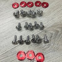 Combo 16 ốc inox salaya gắn dàn áo honda Vision cực sáng đẹp